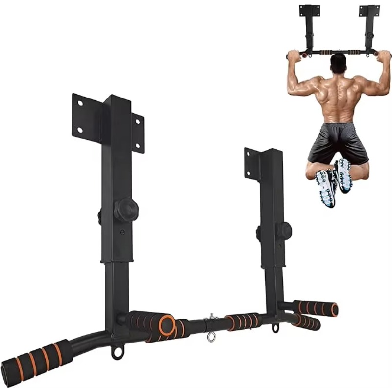 Home Gym Wall - Wandgemonteerde Dip Station Pull-up Bar van