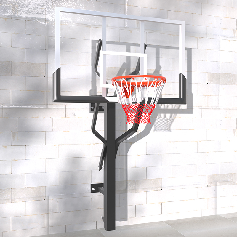 Home Gym Wall - Fabrieksdirecte verkoop, binnen, hoogteverstelbare mini-basketbalring, wandmontage,