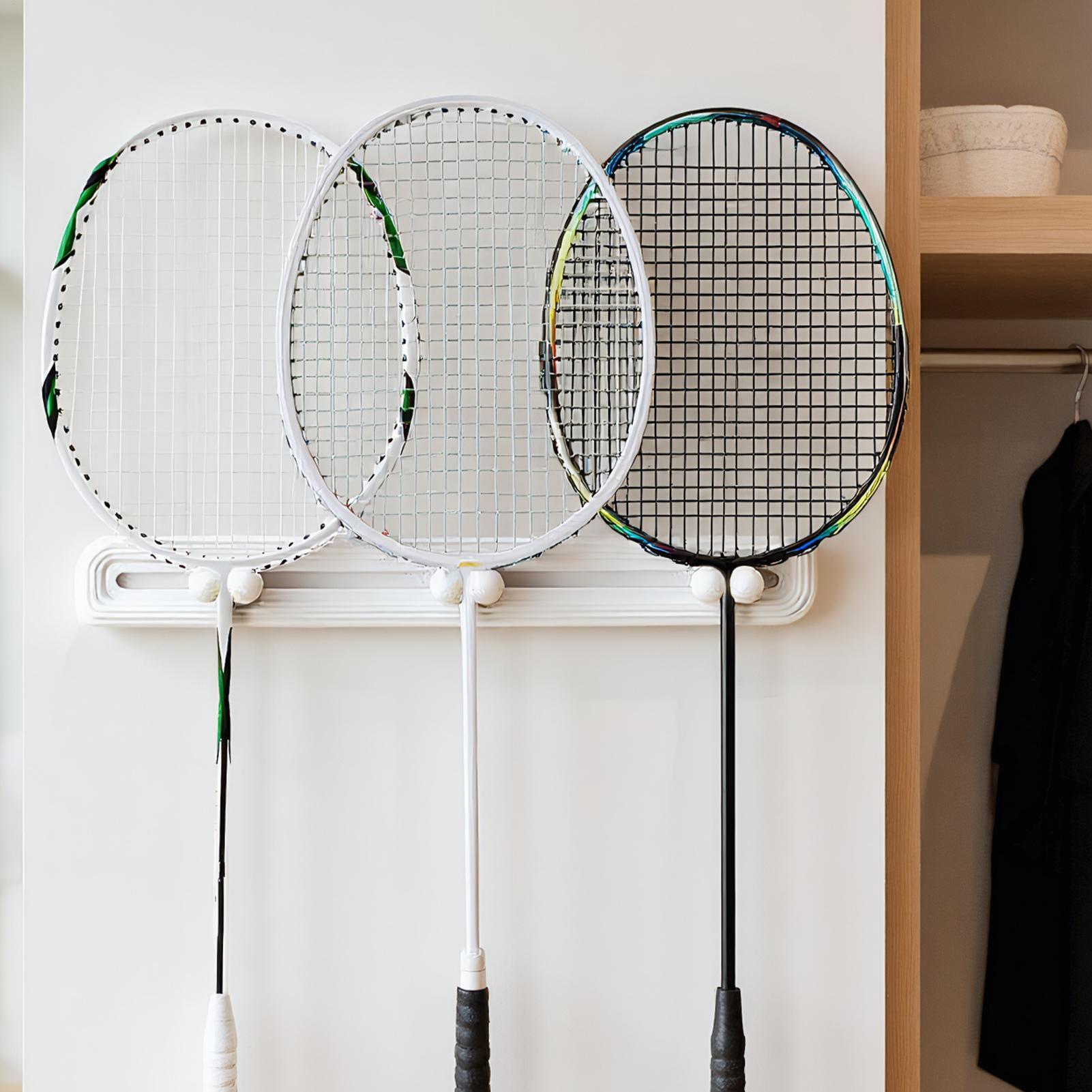 Home Gym In Apartment - Kapstok Wandmontage Badminton Paddle Glijstandaard Pickleball