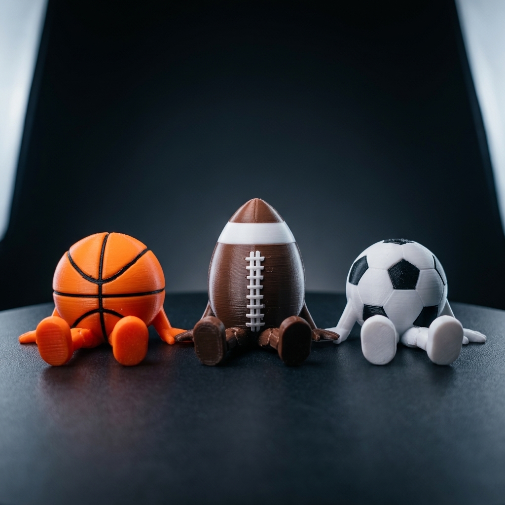 Home Gym Leg Day - Rugby-/voetbal-/basketbalmodel | Verzamelbaar beeldje met benen,
