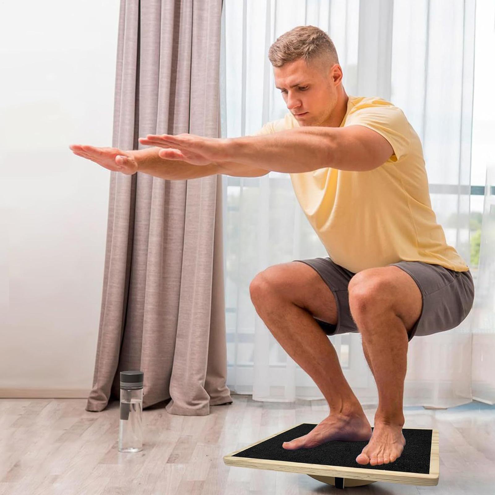 Houten wiebelplank Houten anti - Home Gym In Apartment recensie en prijs