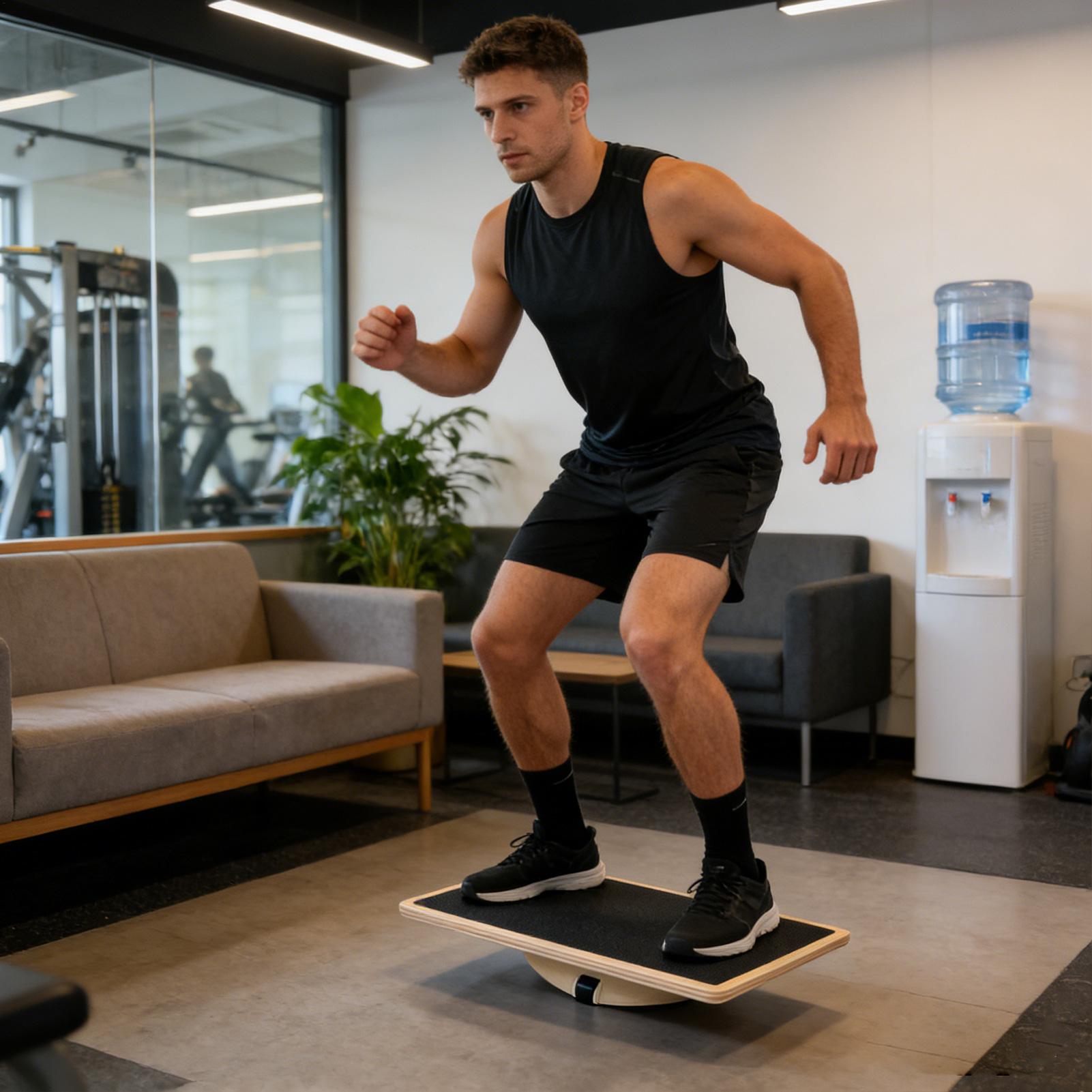 Houten wiebelplank Houten anti - Home Gym In Apartment recensie en prijs