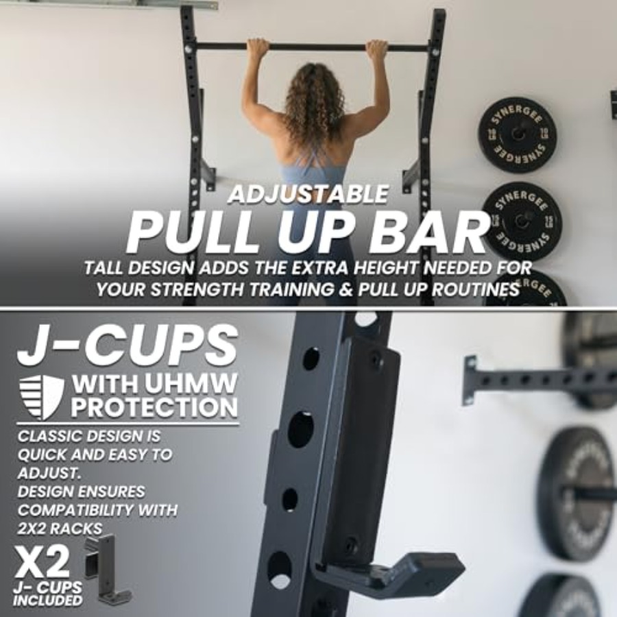 Wandgemonteerde squat rack voo - Home Gym Wall recensie en prijs