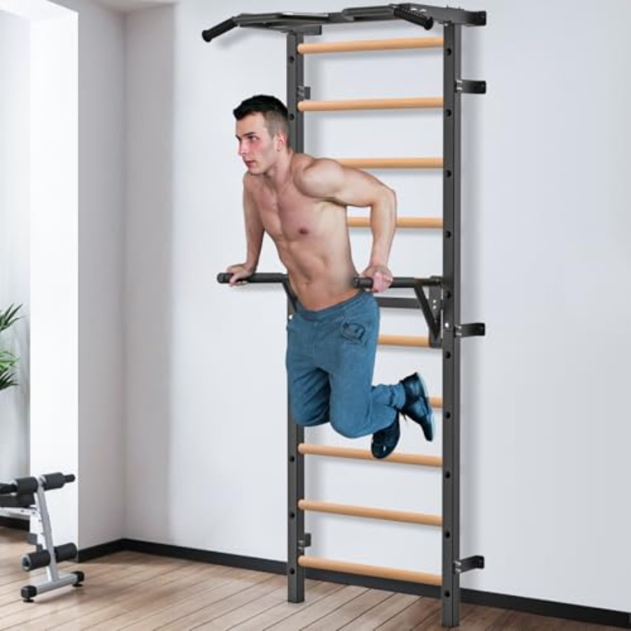 Wandgemonteerde gymnastiekladd - Home Gym Wall recensie en prijs