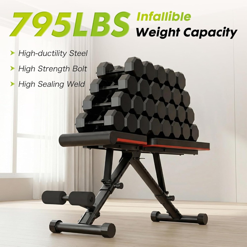 Verstelbare gewichtsbank voor  - Adjustable Weight Bench recensie en prijs