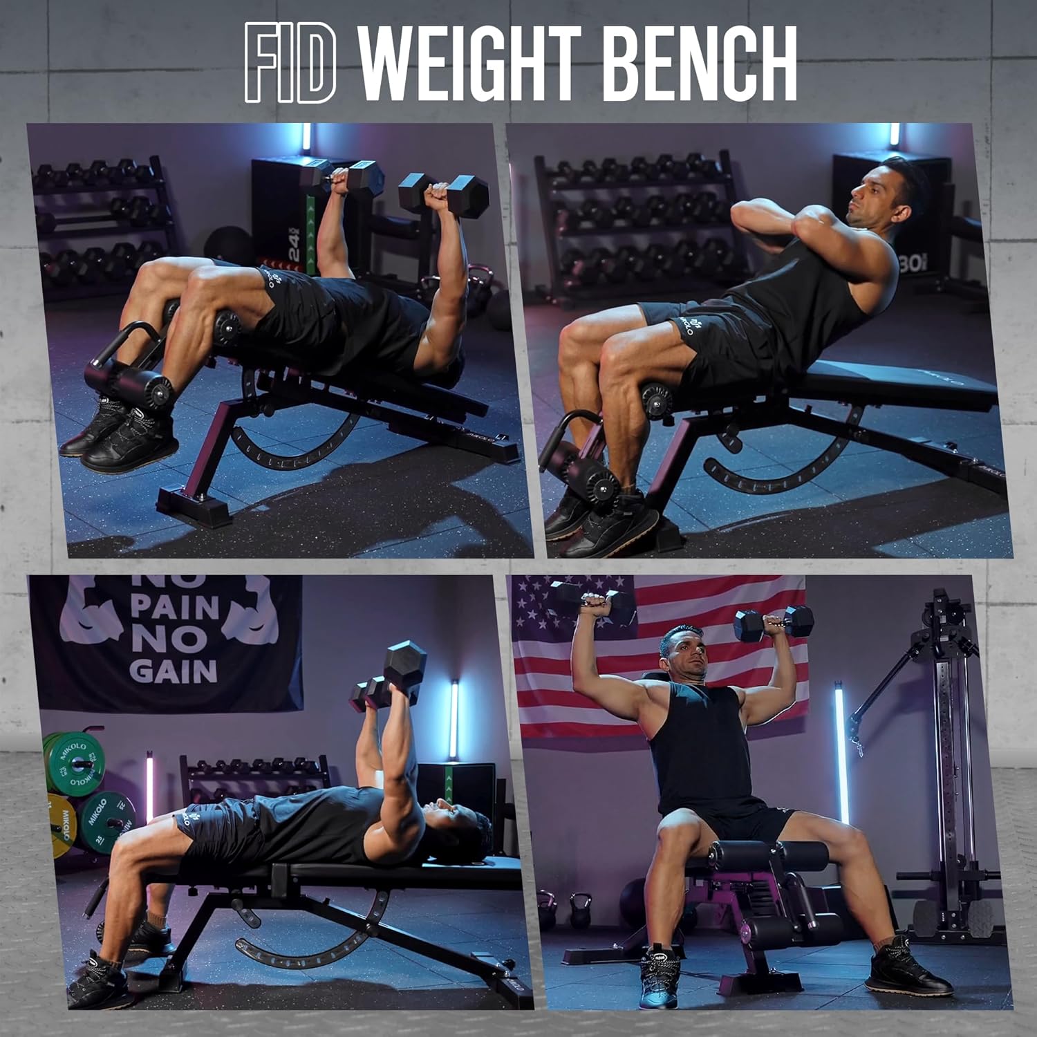 Homegym Gewichtsbank - Staal,  - Adjustable Weight Bench recensie en prijs