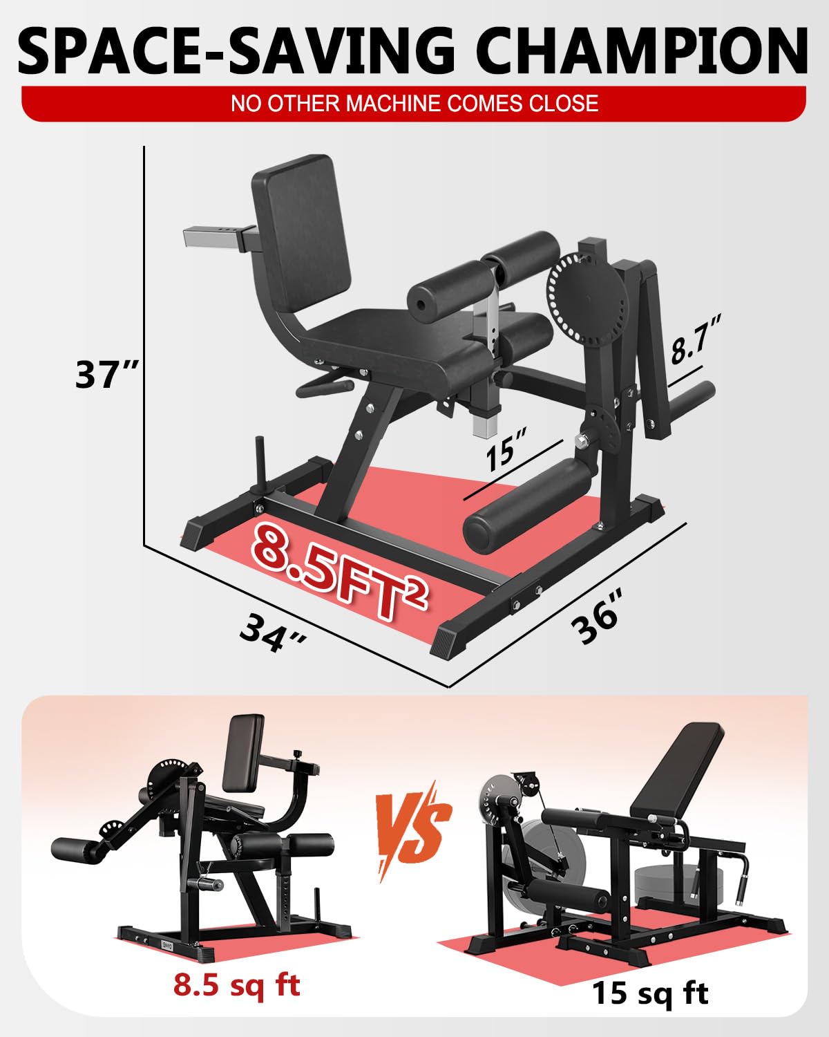 Verstelbare beenstrekmachine & - Home Gym Leg Extension Machine recensie en prijs