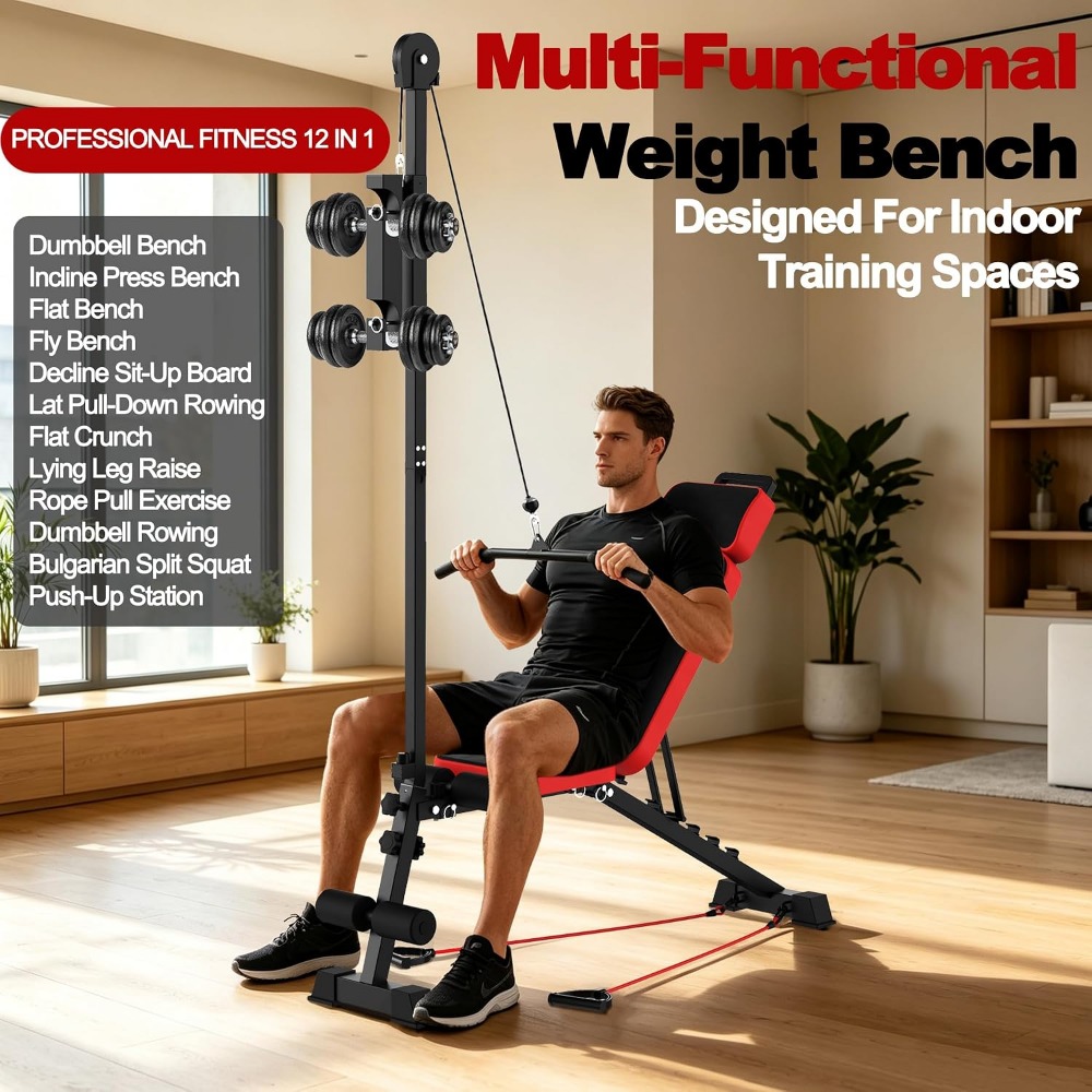 Multifunctionele gewichtsbank  - Adjustable Weight Bench recensie en prijs