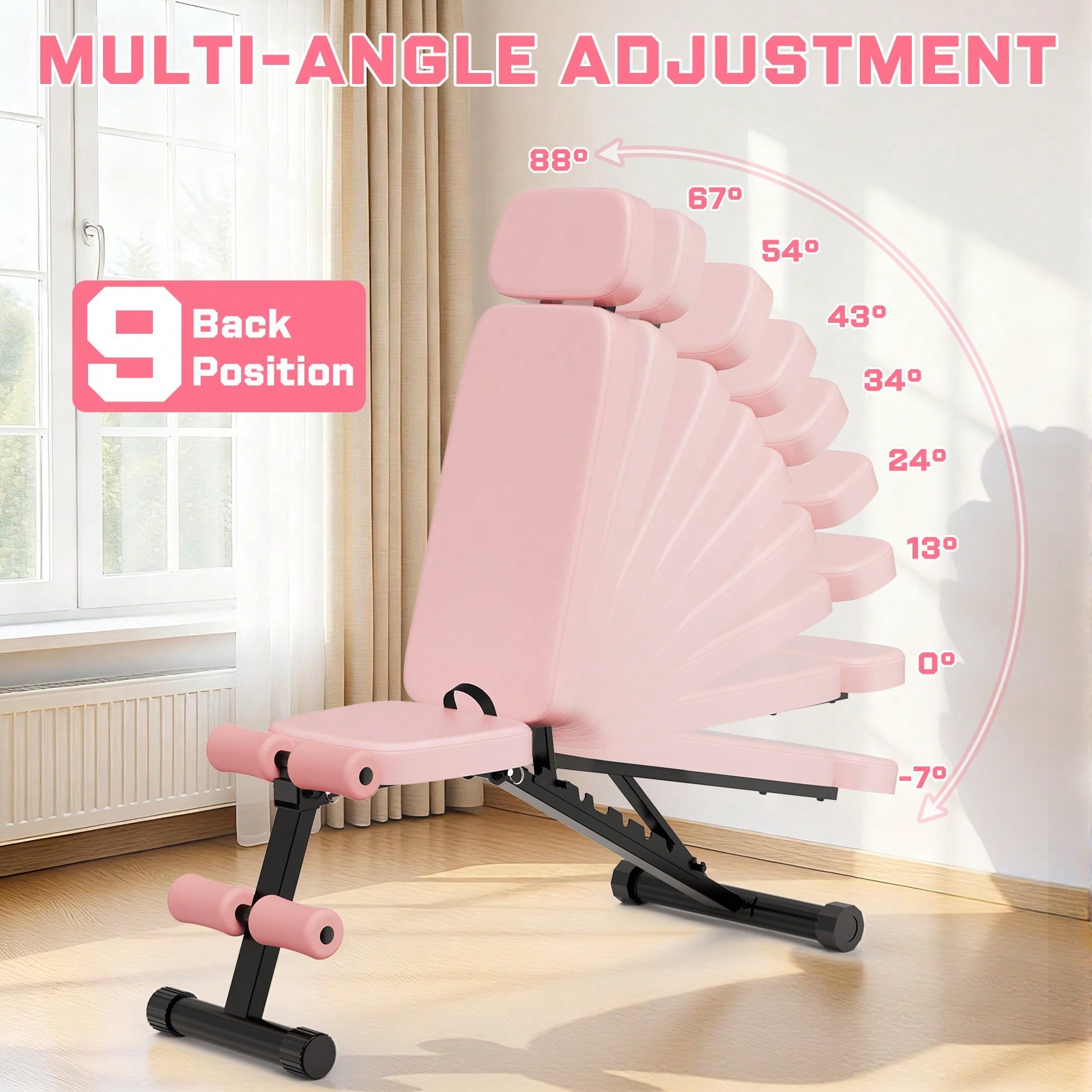 GIKPAL 9-standen verstelbare g - Adjustable Weight Bench recensie en prijs